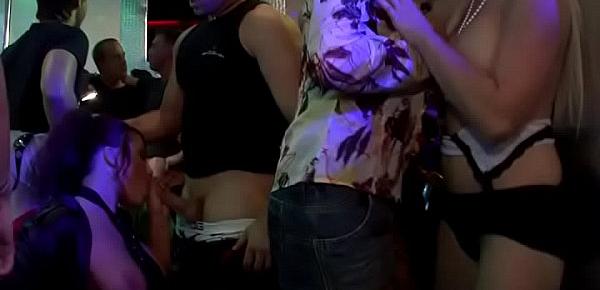  Explicit and brazen group gratifying
